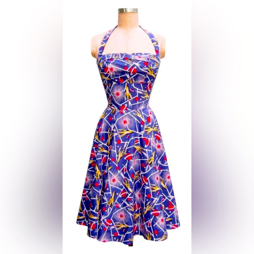 Trashy Diva Trixie Rock Print Dress